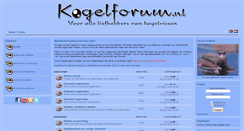 Desktop Screenshot of kogelforum.nl